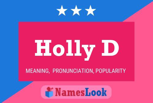 ملصق اسم Holly D