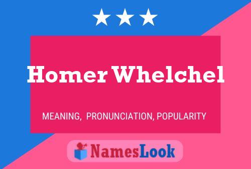 ملصق اسم Homer Whelchel