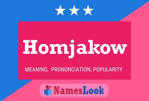 ملصق اسم Homjakow