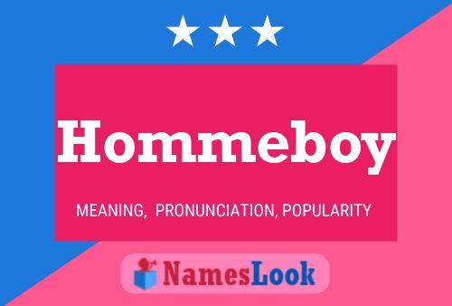 ملصق اسم Hommeboy