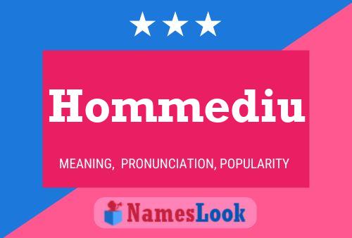 ملصق اسم Hommediu