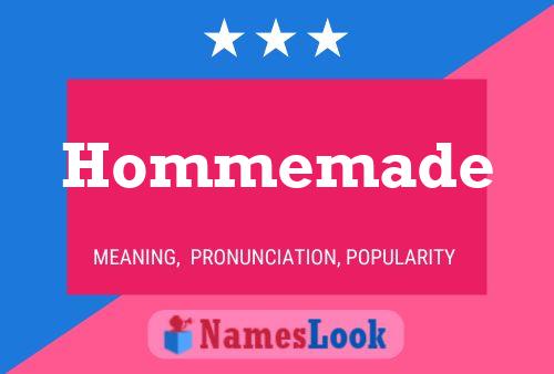 ملصق اسم Hommemade