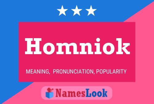 ملصق اسم Homniok