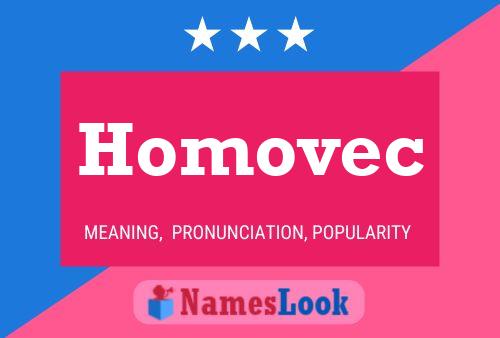 ملصق اسم Homovec