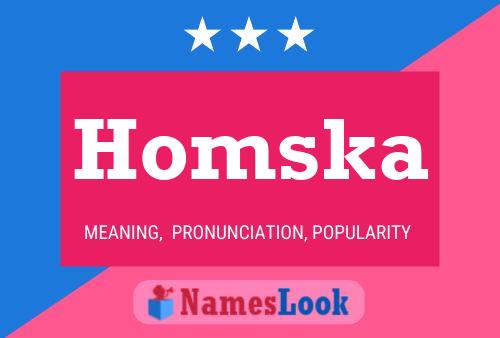 ملصق اسم Homska