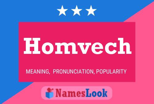 ملصق اسم Homvech