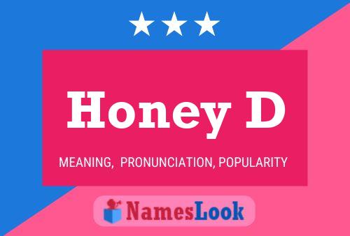 ملصق اسم Honey D