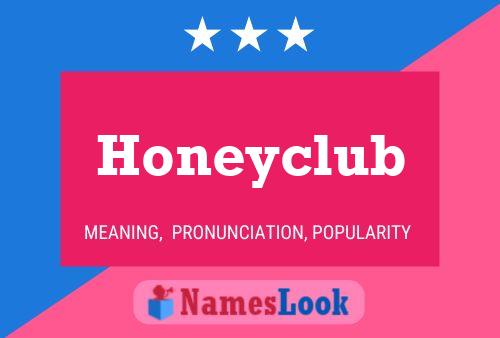 ملصق اسم Honeyclub