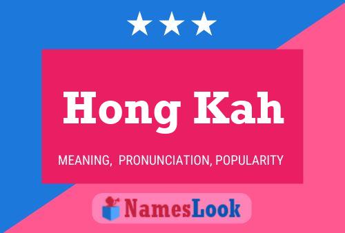 ملصق اسم Hong Kah