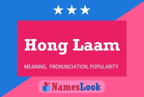 ملصق اسم Hong Laam