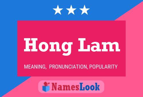 ملصق اسم Hong Lam