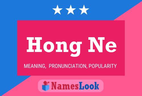 ملصق اسم Hong Ne