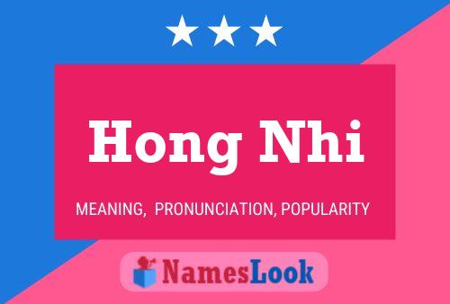 ملصق اسم Hong Nhi