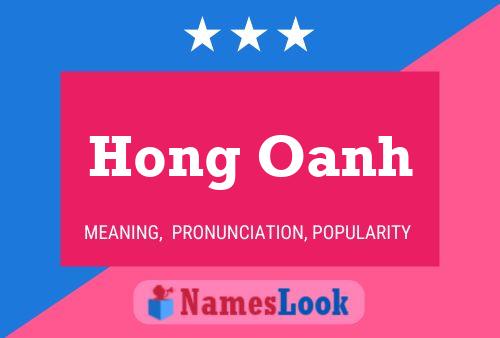 ملصق اسم Hong Oanh