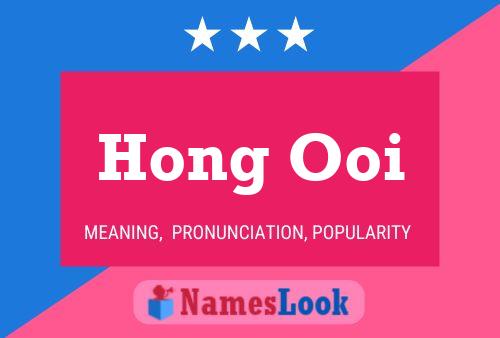 ملصق اسم Hong Ooi