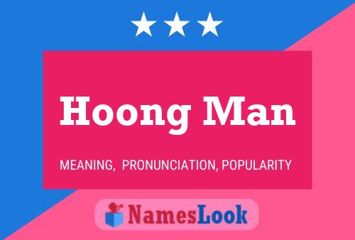 ملصق اسم Hoong Man