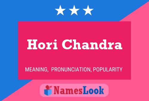 ملصق اسم Hori Chandra