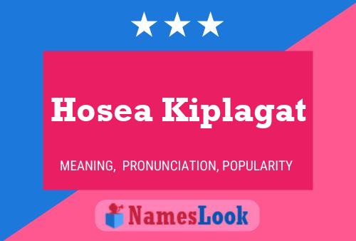 ملصق اسم Hosea Kiplagat