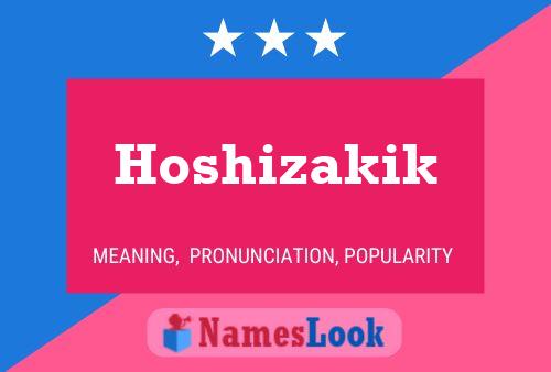 ملصق اسم Hoshizakik