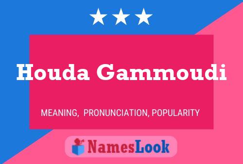 ملصق اسم Houda Gammoudi