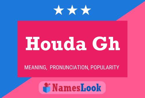 ملصق اسم Houda Gh