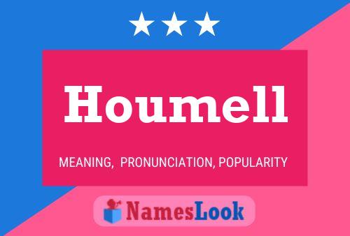 ملصق اسم Houmell