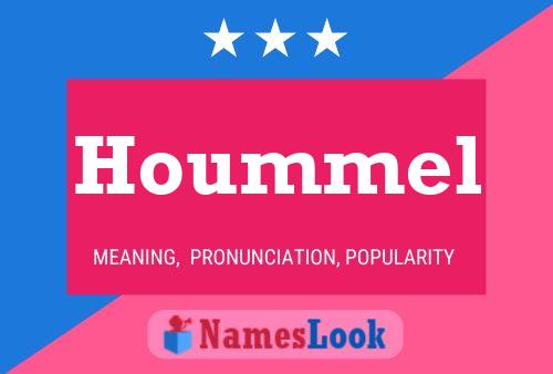 ملصق اسم Hoummel