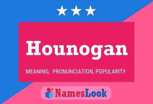 ملصق اسم Hounogan