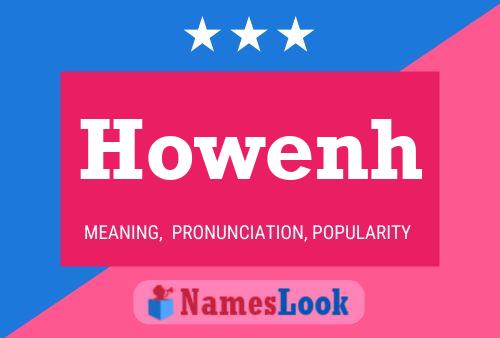 ملصق اسم Howenh