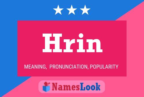 ملصق اسم Hrin