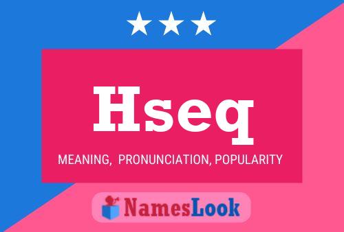 ملصق اسم Hseq