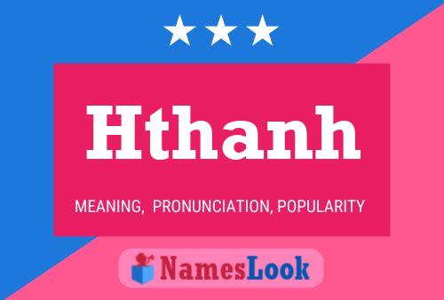 ملصق اسم Hthanh