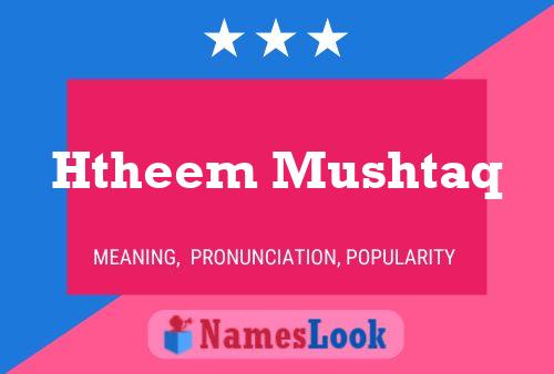 ملصق اسم Htheem Mushtaq