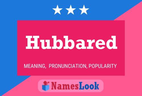 ملصق اسم Hubbared