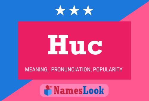 ملصق اسم Huc