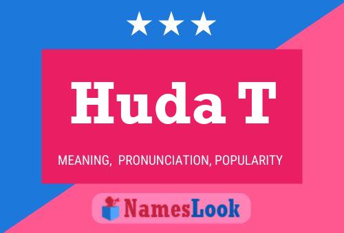 ملصق اسم Huda T