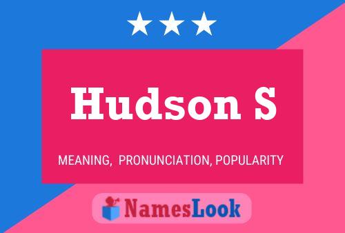 ملصق اسم Hudson S