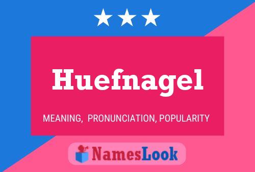 ملصق اسم Huefnagel