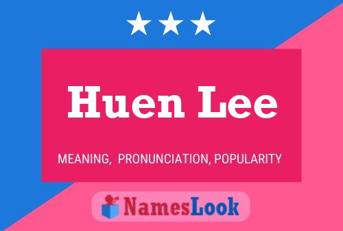 ملصق اسم Huen Lee