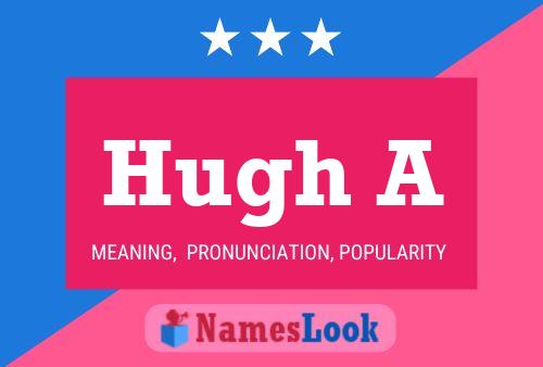 ملصق اسم Hugh A