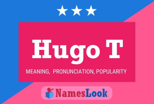 ملصق اسم Hugo T