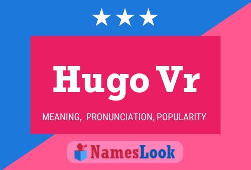 ملصق اسم Hugo Vr