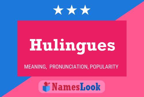 ملصق اسم Hulingues