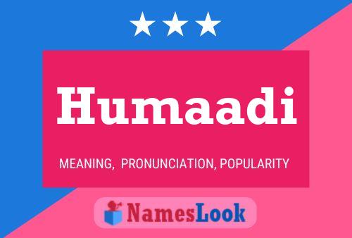 ملصق اسم Humaadi