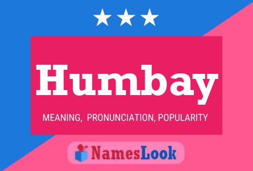 ملصق اسم Humbay