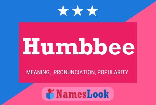 ملصق اسم Humbbee