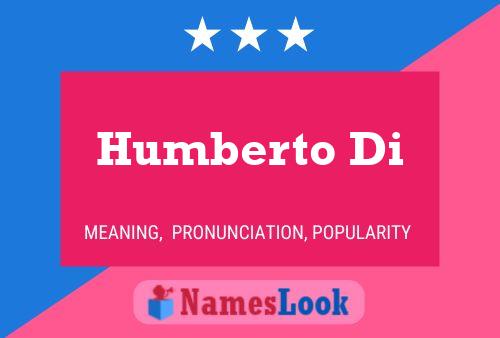 ملصق اسم Humberto Di