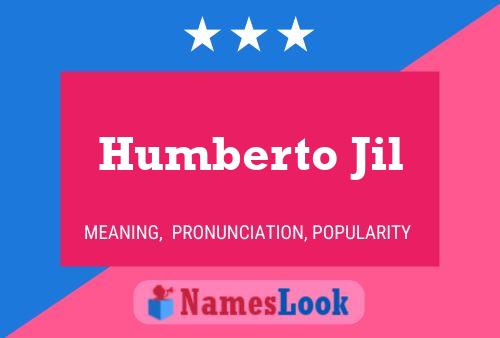 ملصق اسم Humberto Jil