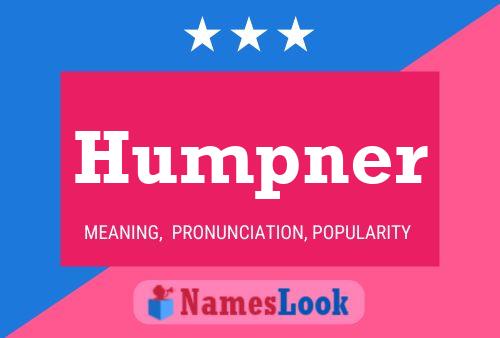 ملصق اسم Humpner