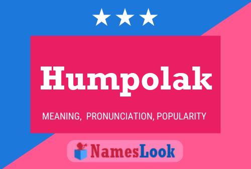 ملصق اسم Humpolak